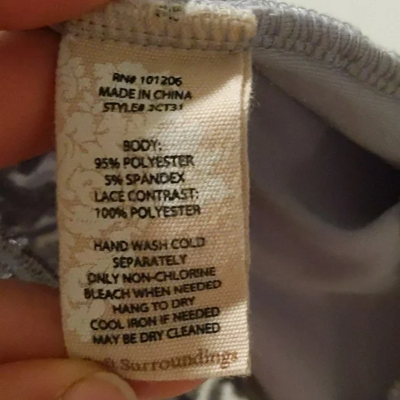 Soft Surroundings Women's Velvet And Lace Trim Tunic Top - Picture 5 of 6